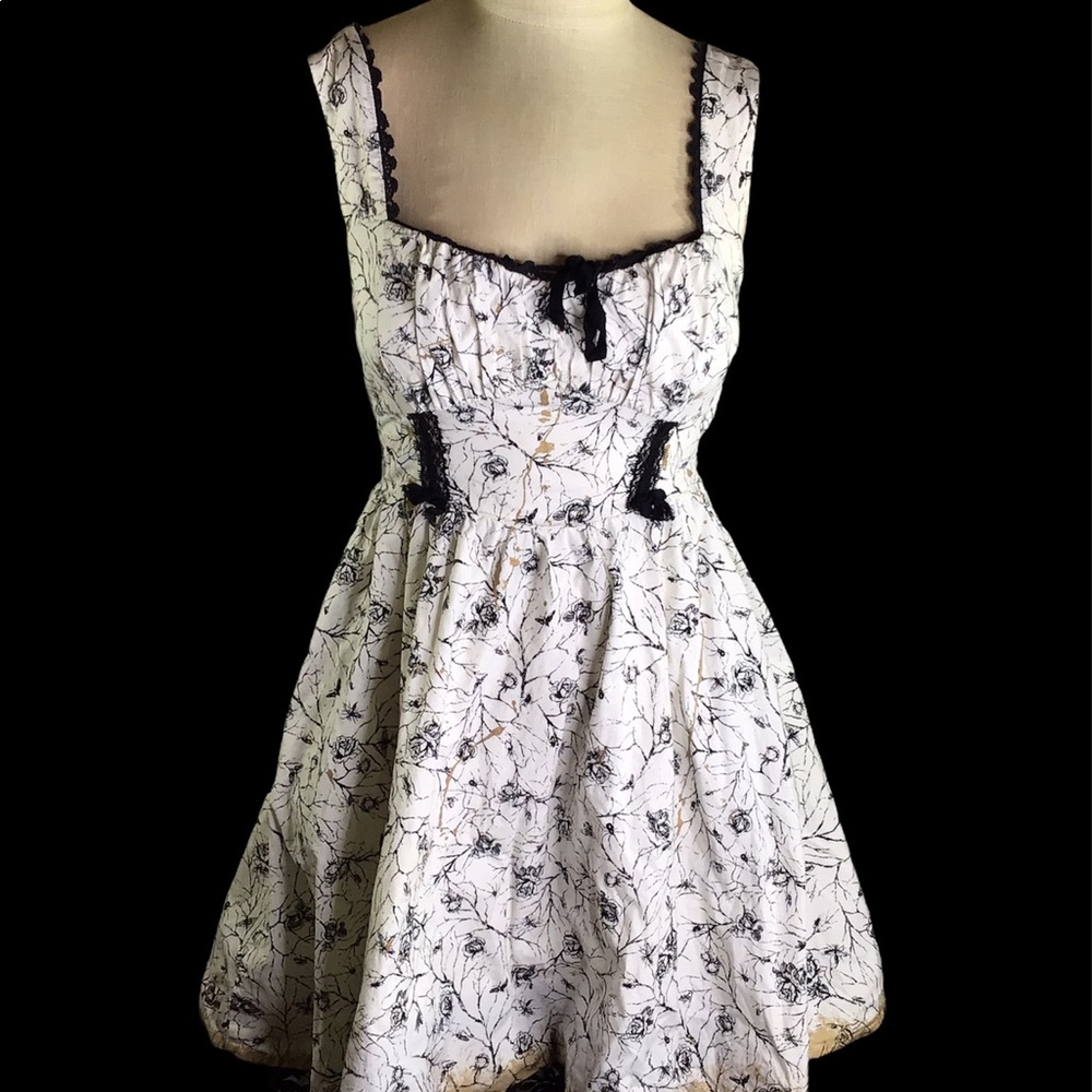 Hot Topic Print Dress , S, EUC